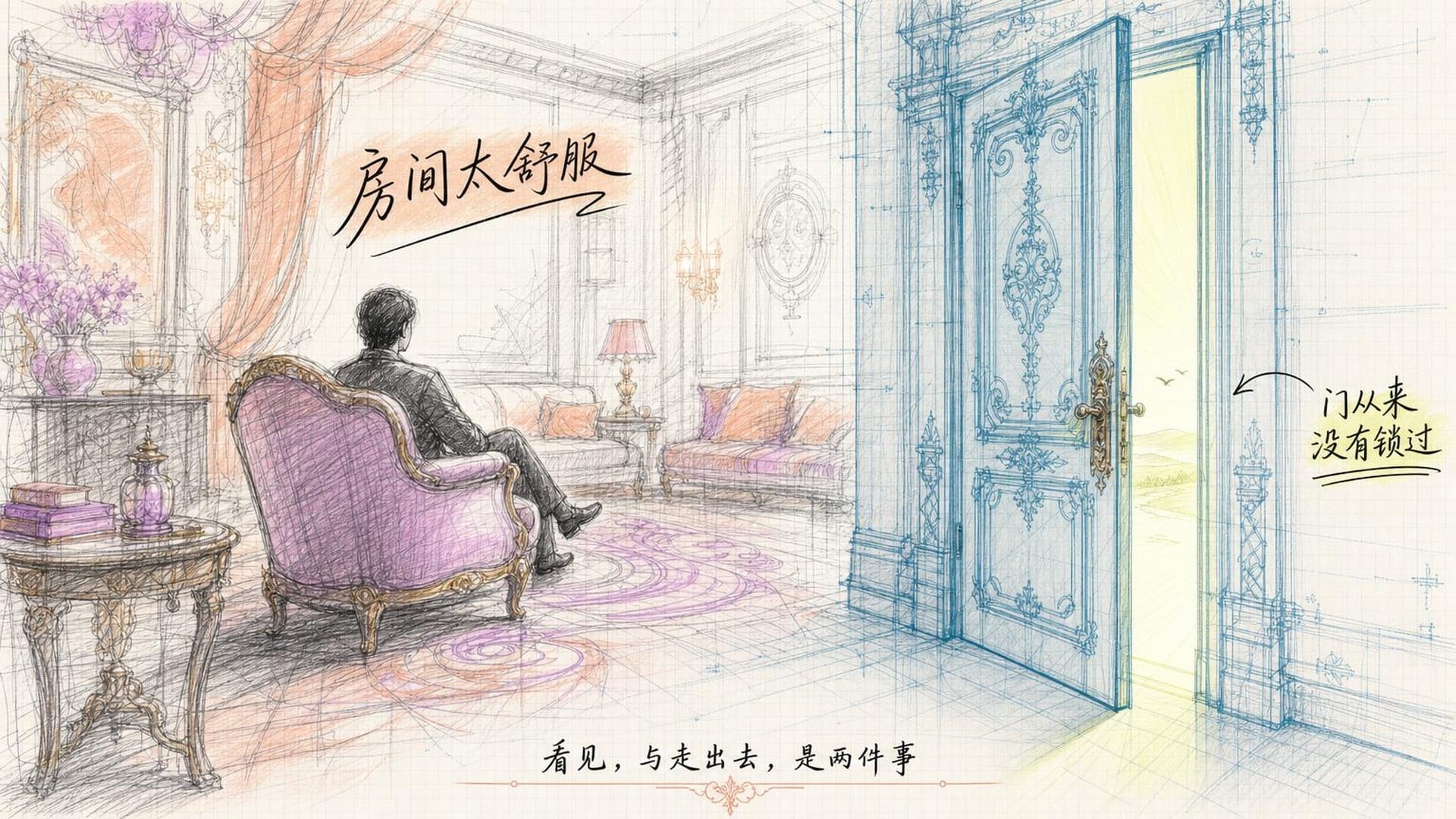 豪华的房间，从未锁上的门
