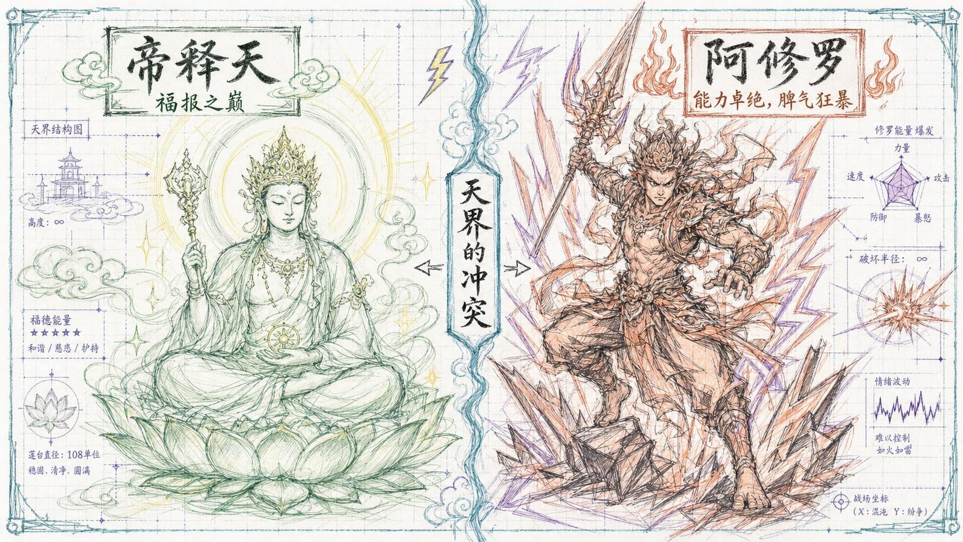 帝释天与阿修罗的对立