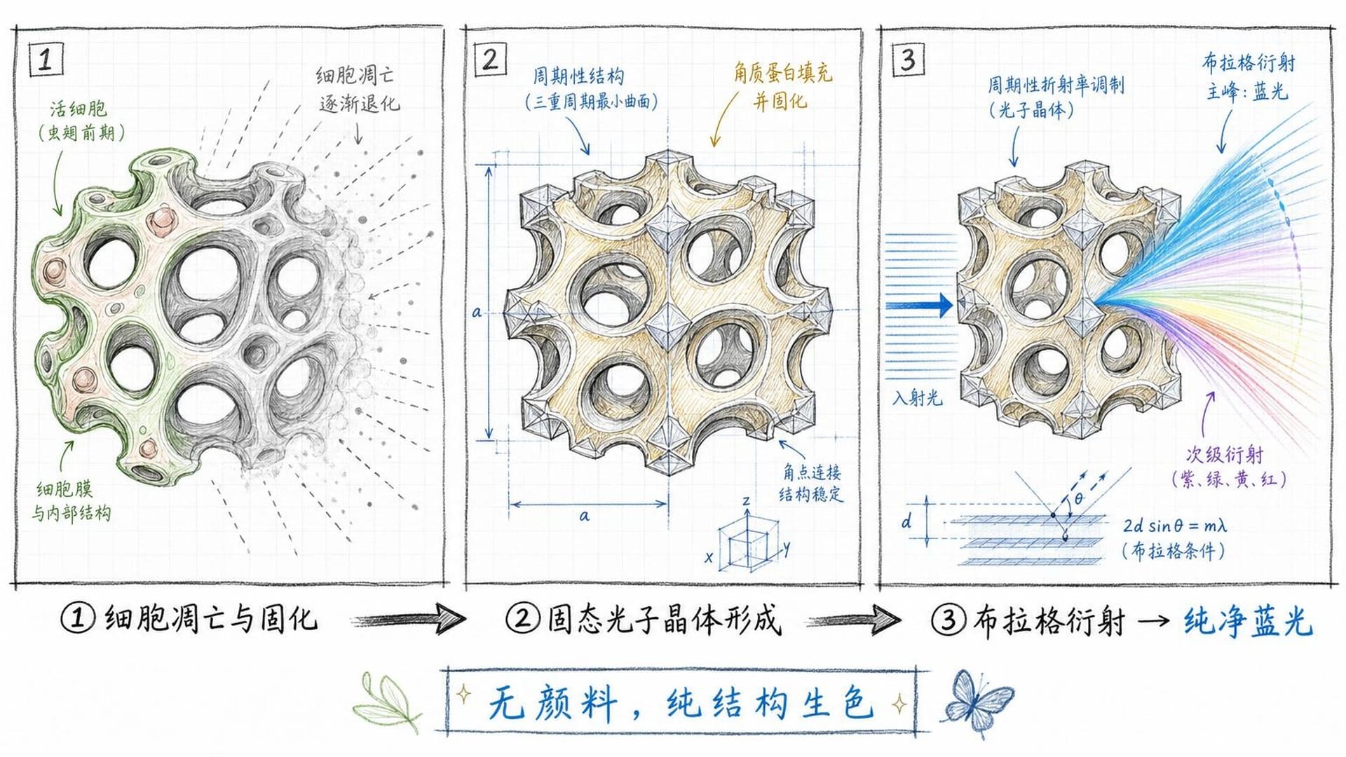 细胞凋亡定格成光子晶体的过程