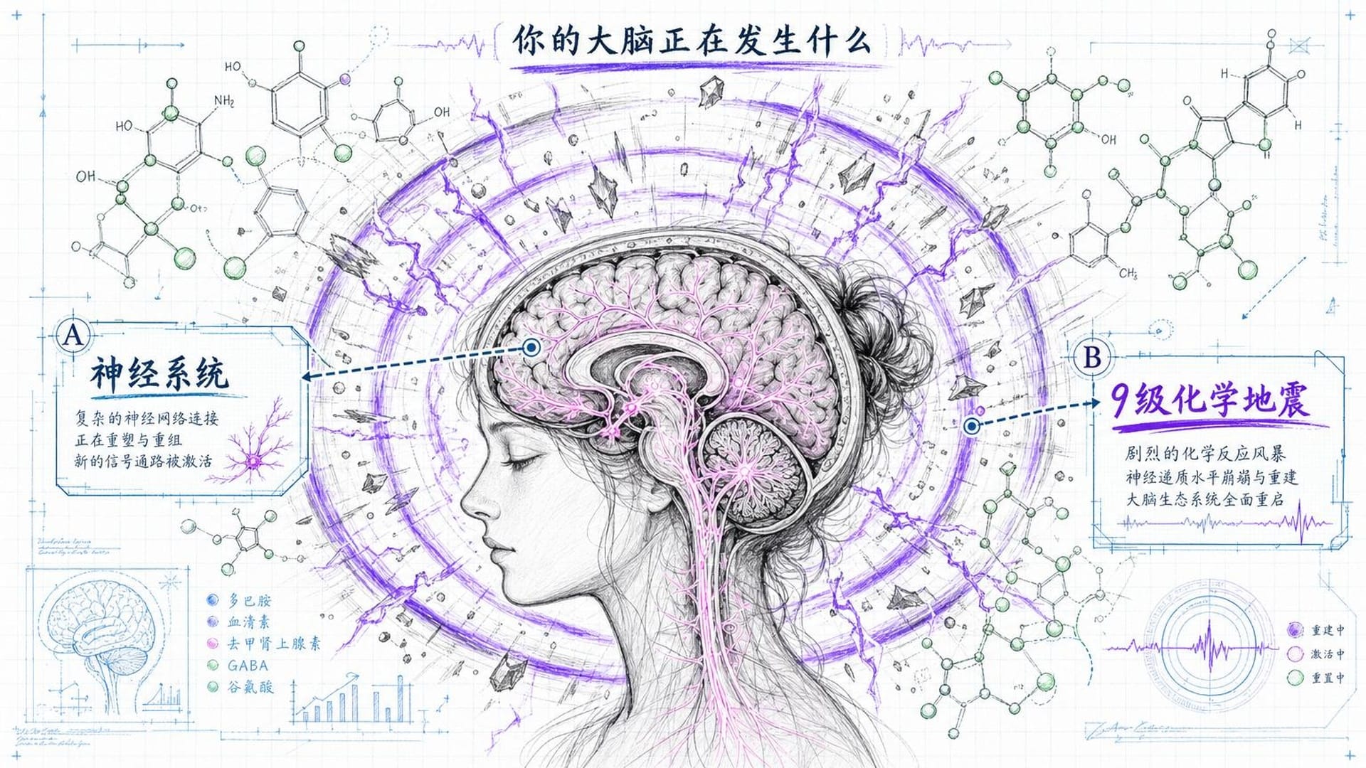 产后抑郁的三重机制