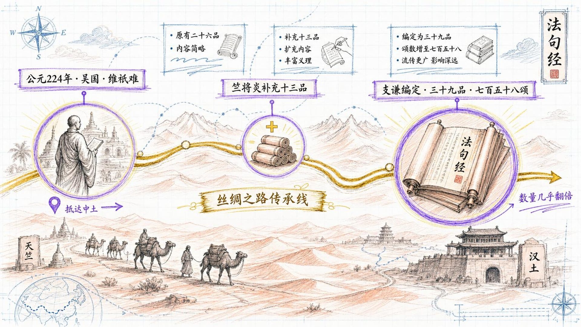 丝绸之路上的经典传播