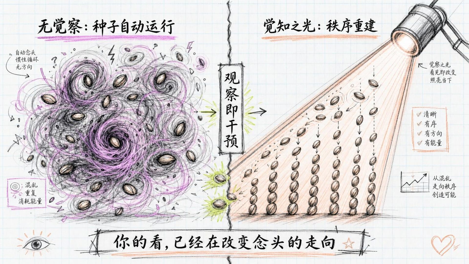 觉察之光照入潜意识
