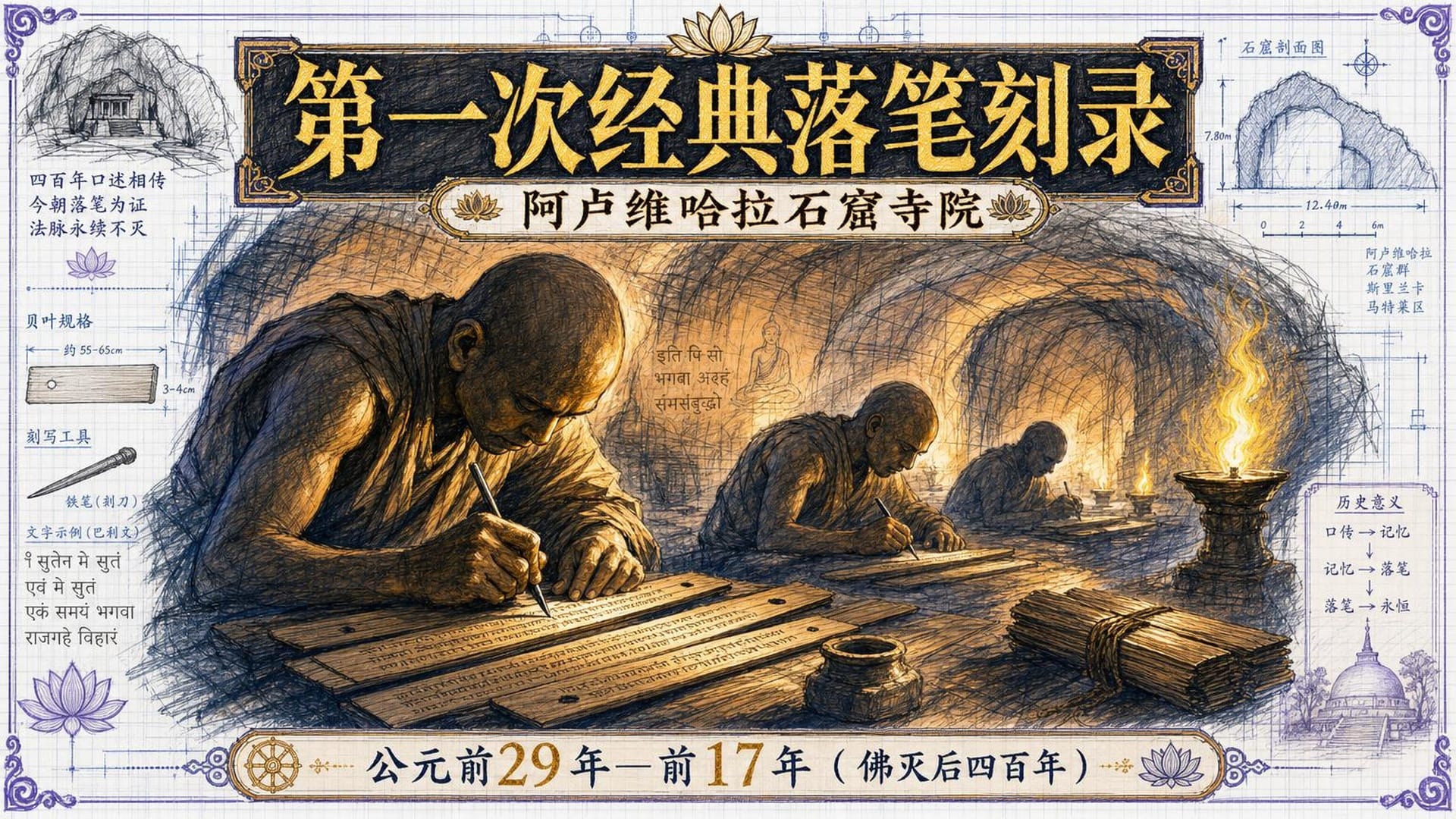 阿卢维哈拉石窟：四百年口述时代的终点