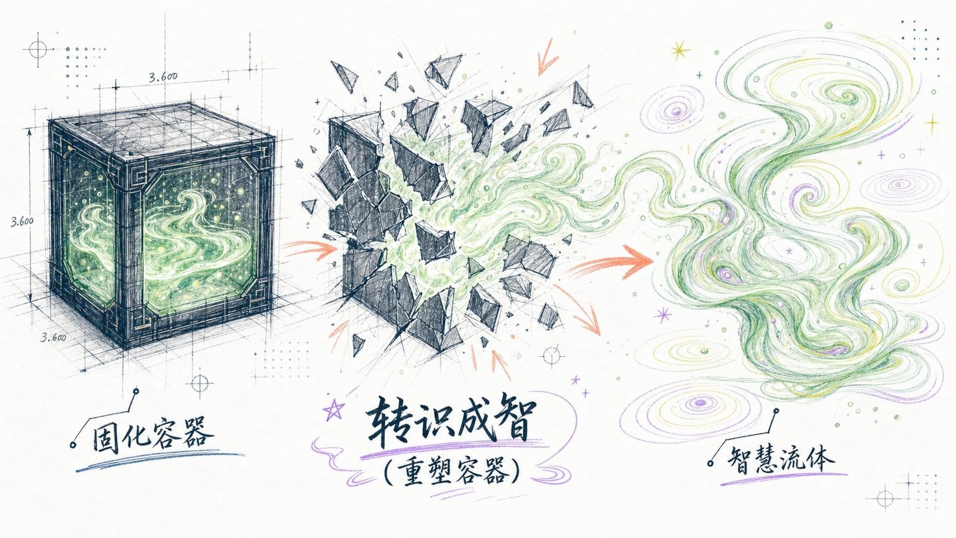 转识成智——旧容器溶解，智慧流出重塑