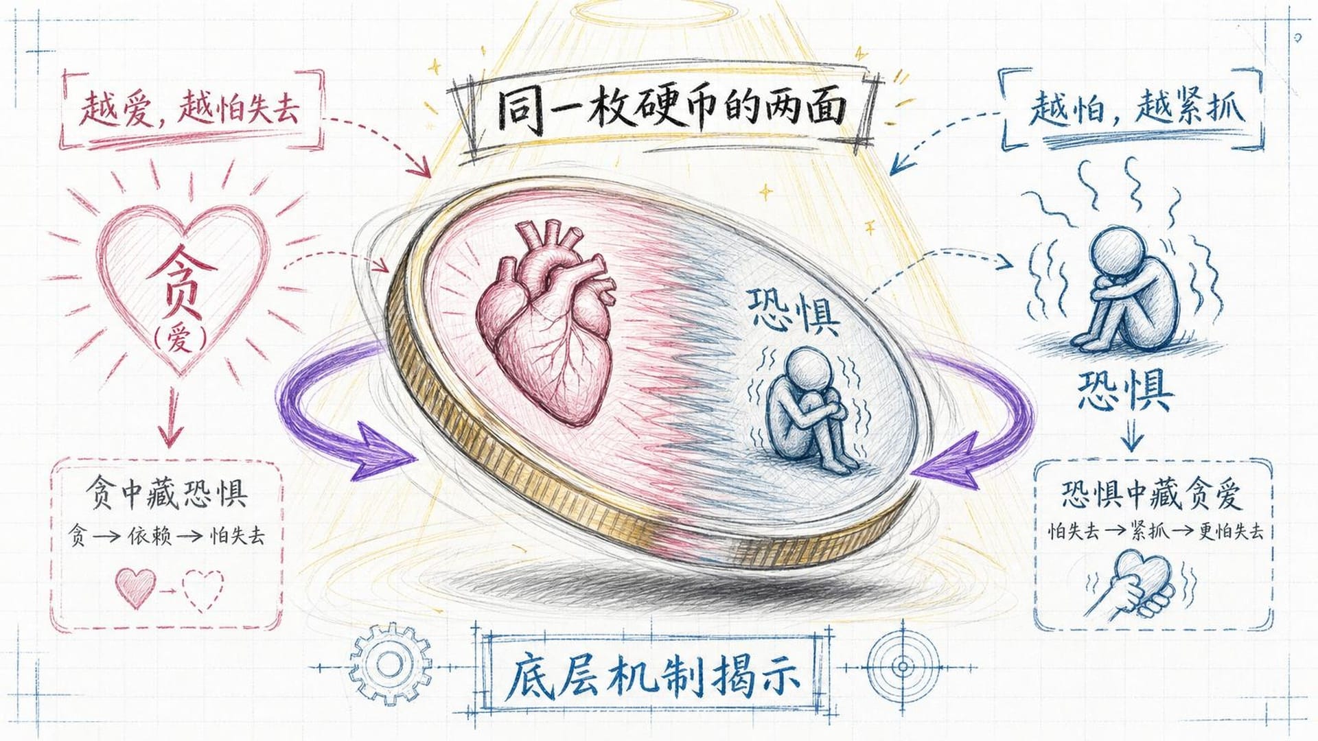 爱与恐惧是同一枚硬币的两面