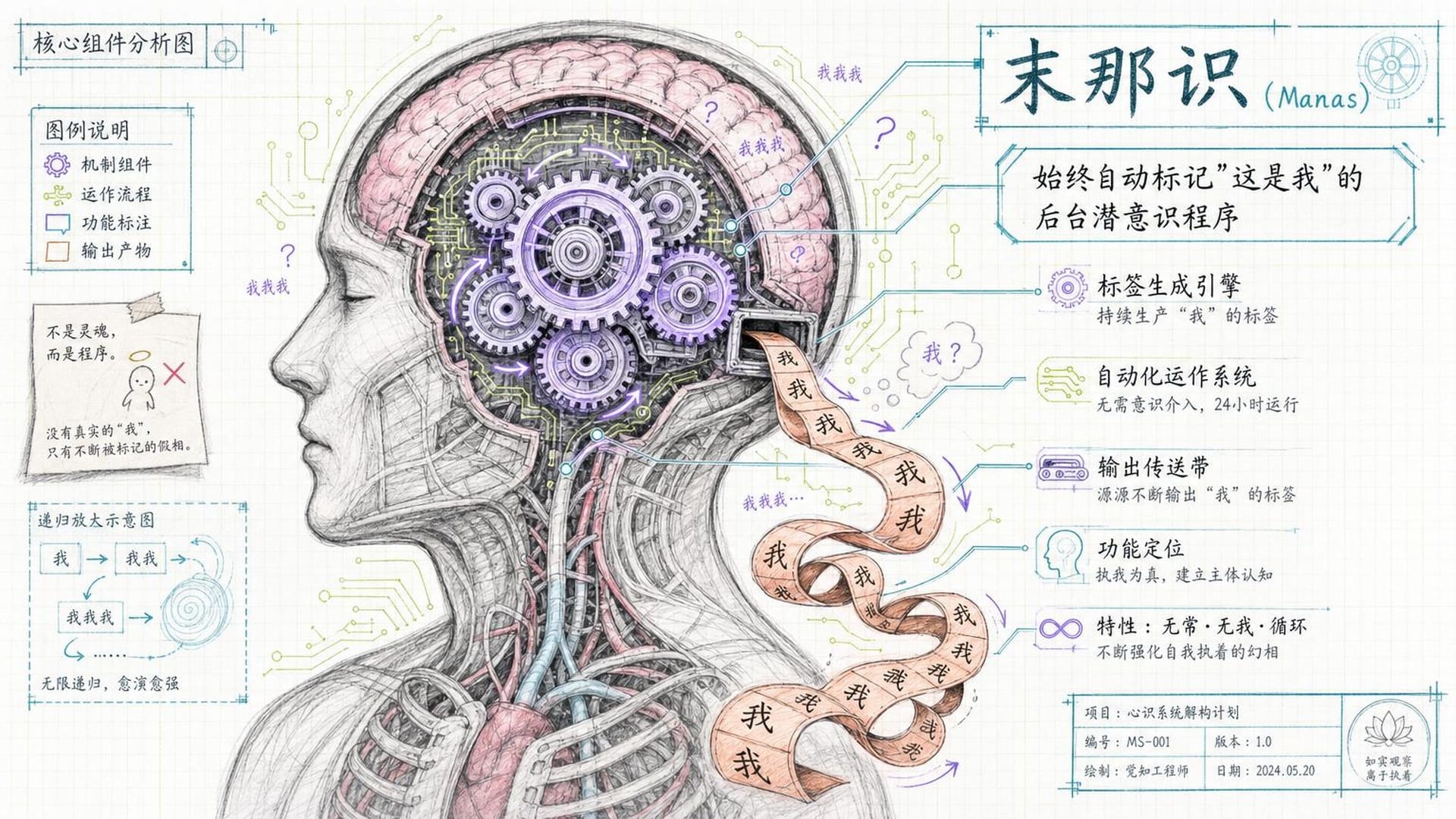 末那识：那个说"这是我"的自动运行程序