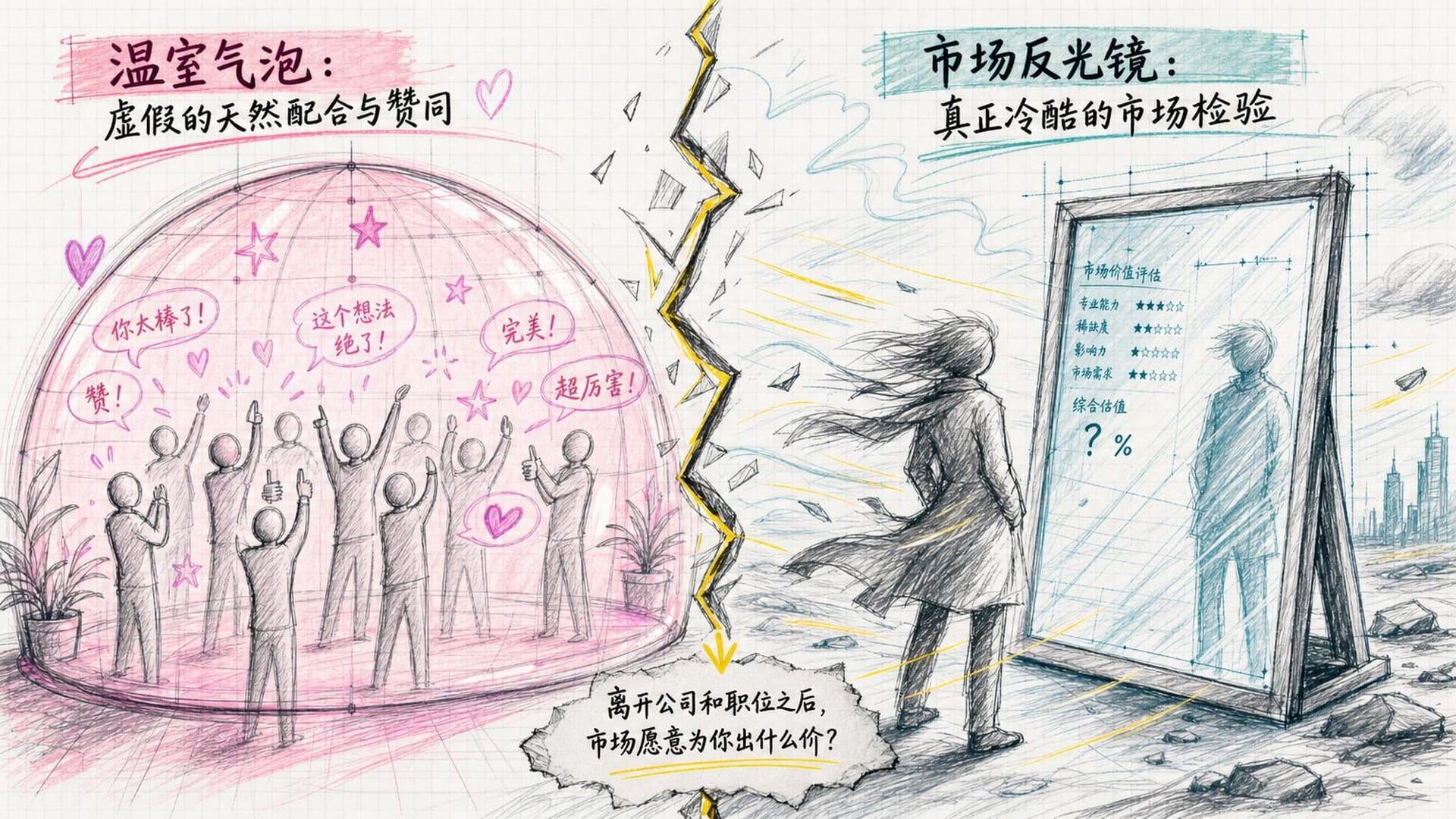 温室气泡与市场冷酷的对比