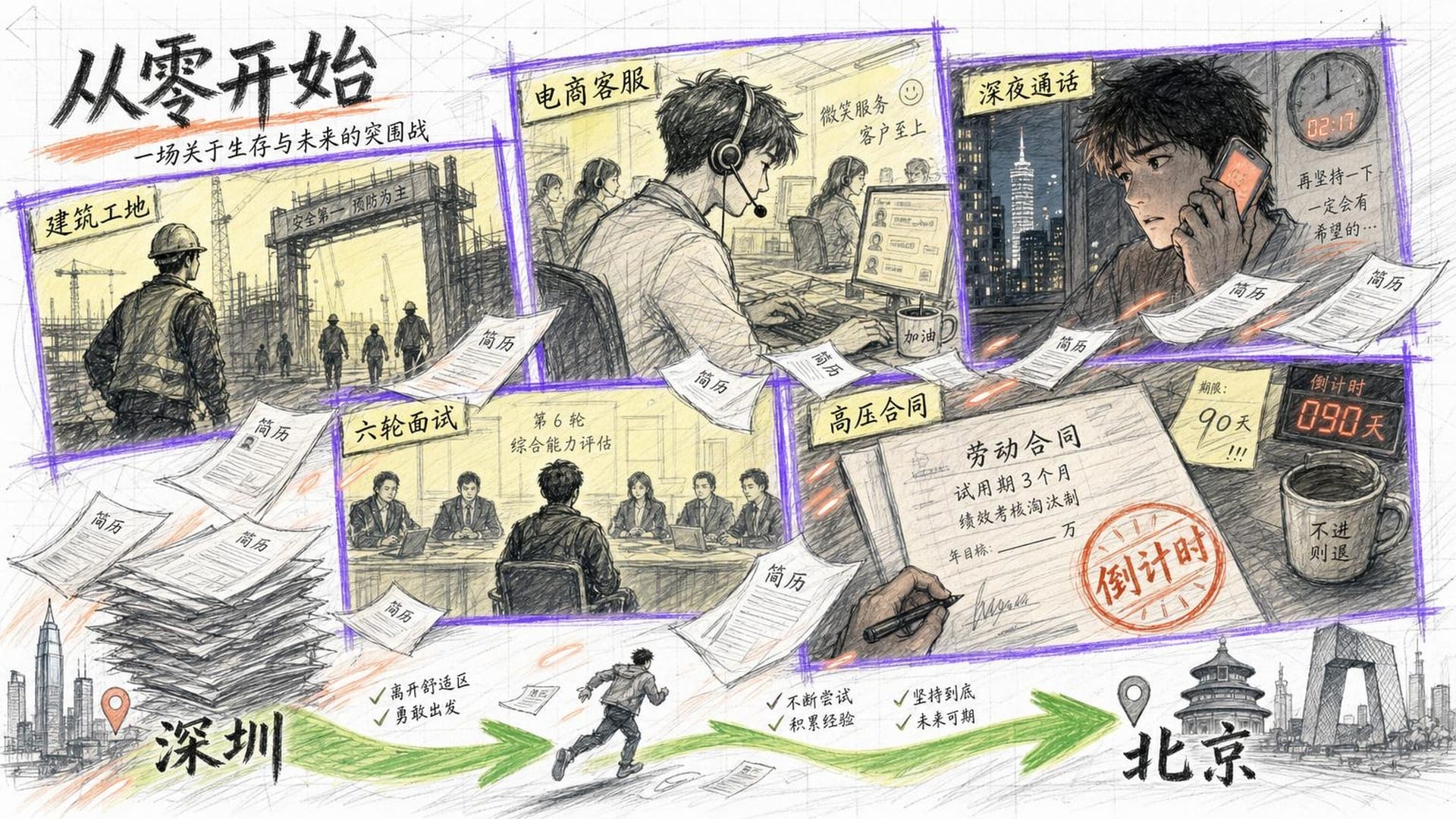 深圳北京求职奔波