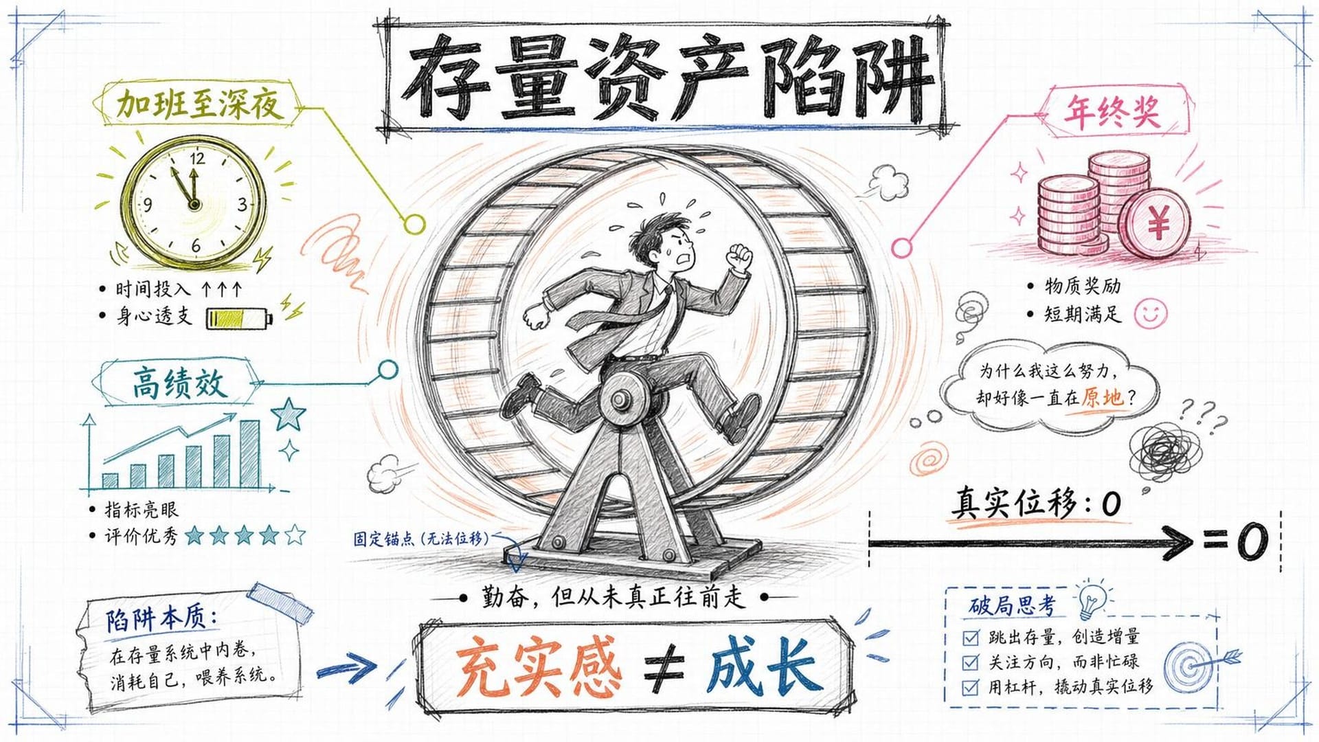 存量资产陷阱——原地踏步的仓鼠轮