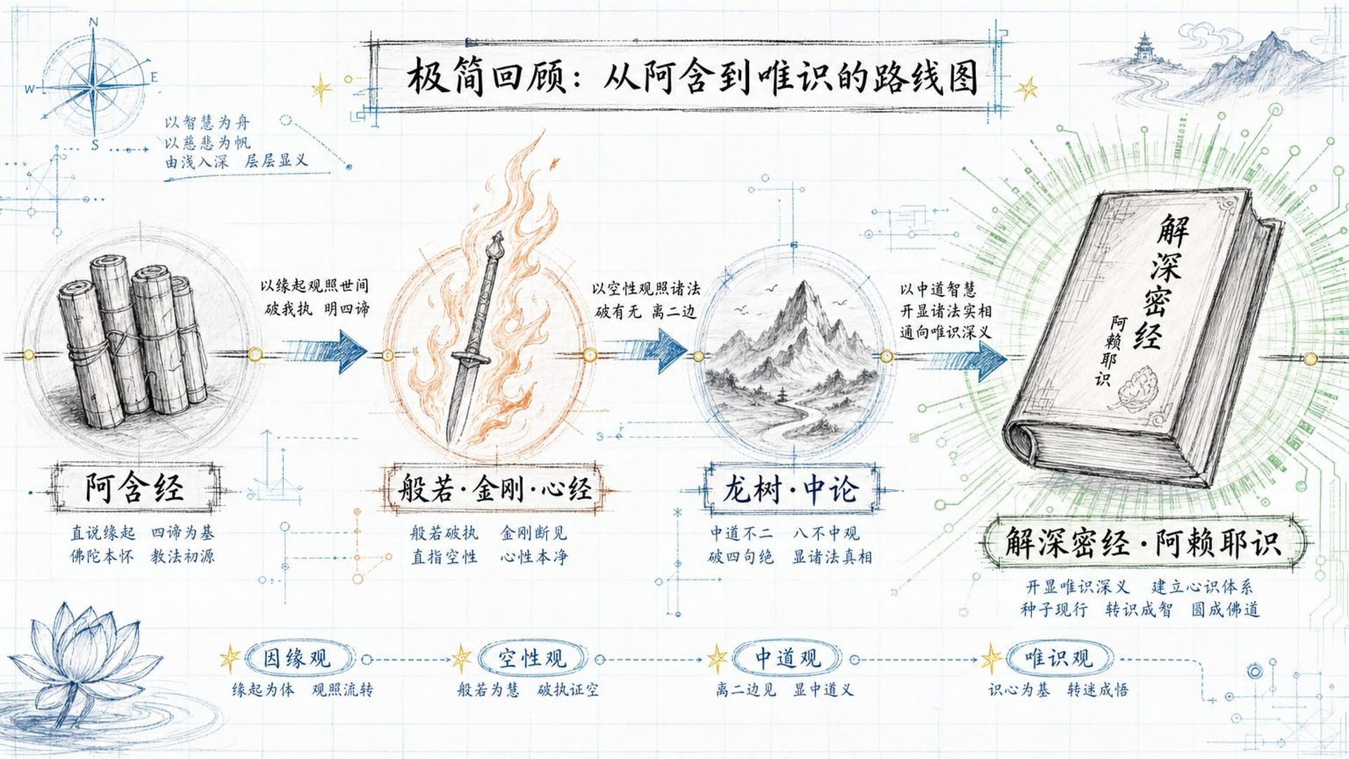 佛教经典系列时间线