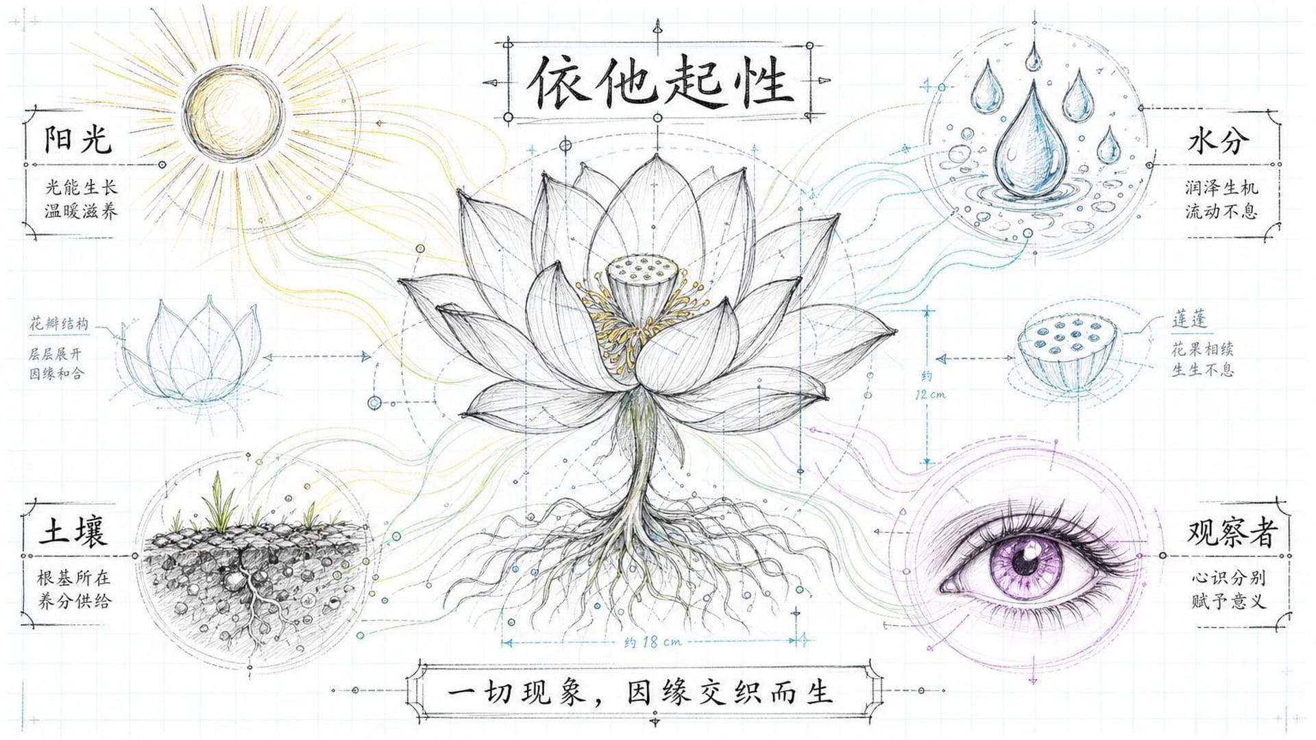 花朵的因缘网络