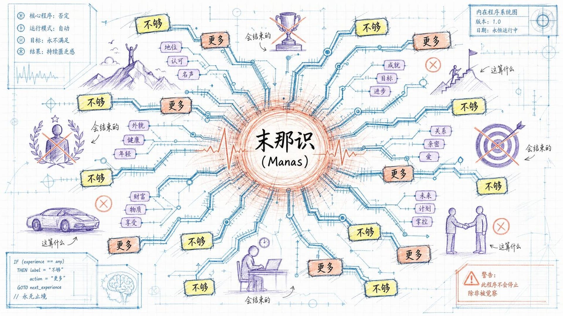 末那识：永不满足的后台程序