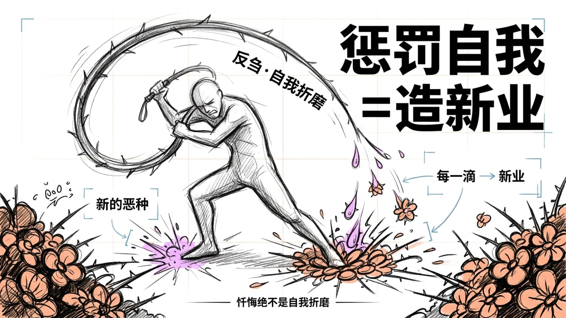 自我惩罚只是在给恶种子不断浇水施肥