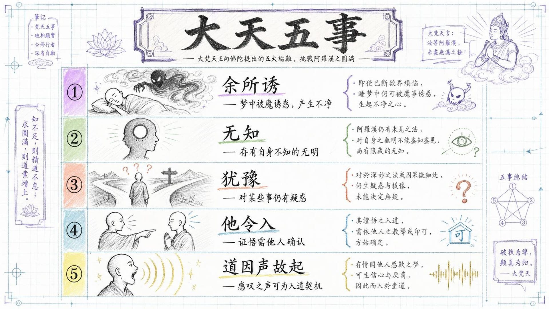 大天五事图解