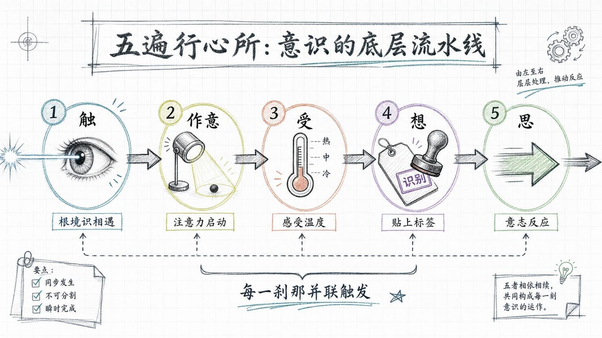 五遍行流程图