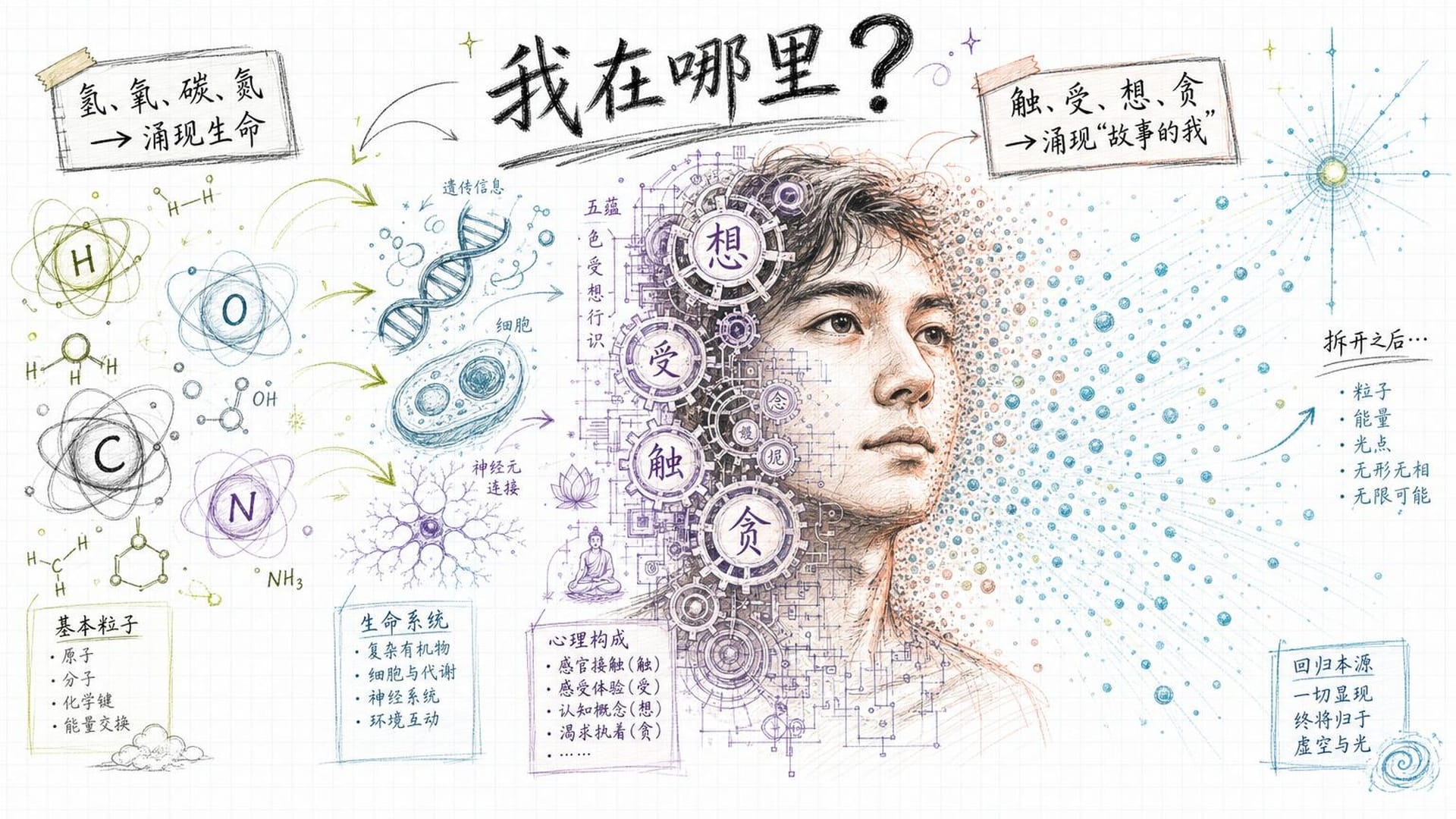 涌现的自我与解构