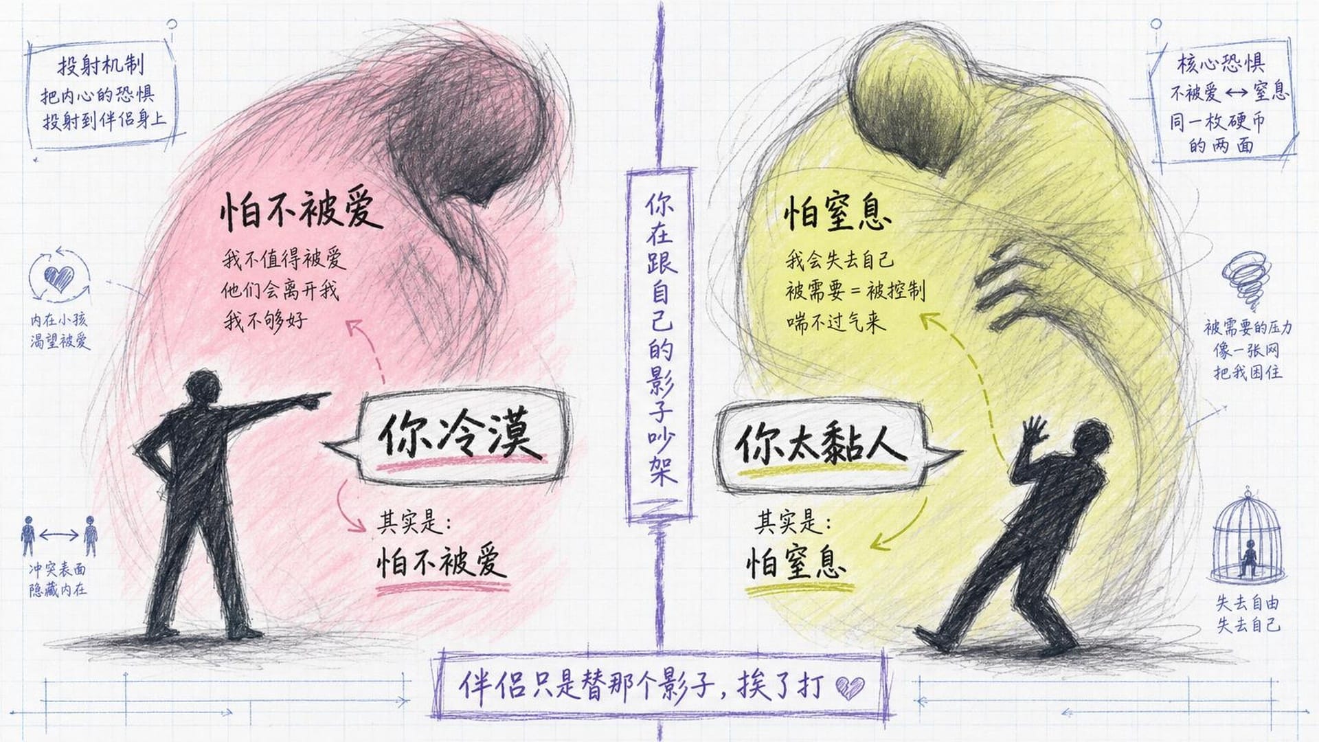 投射：我们在和影子争吵