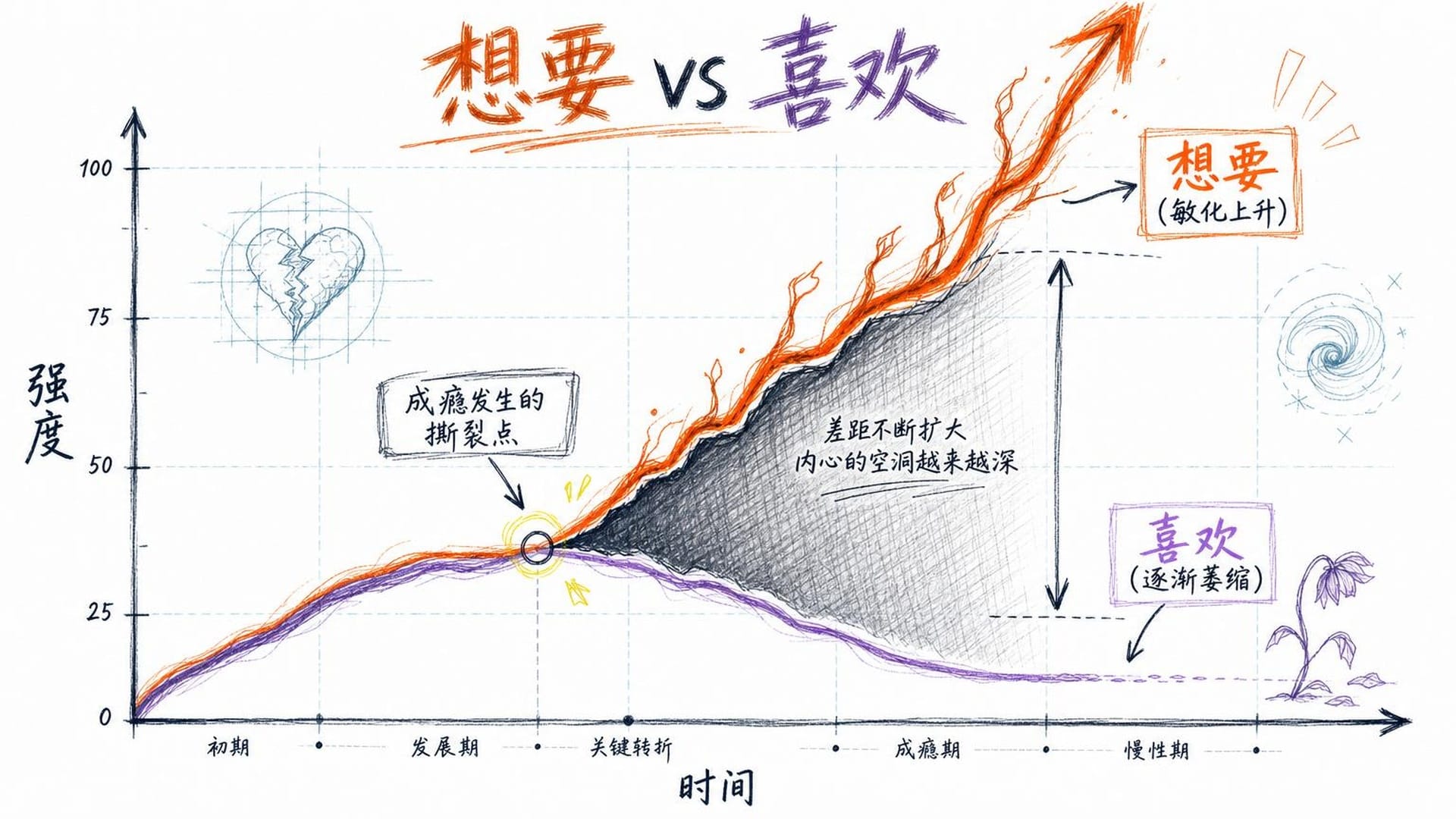 想要与喜欢的分离