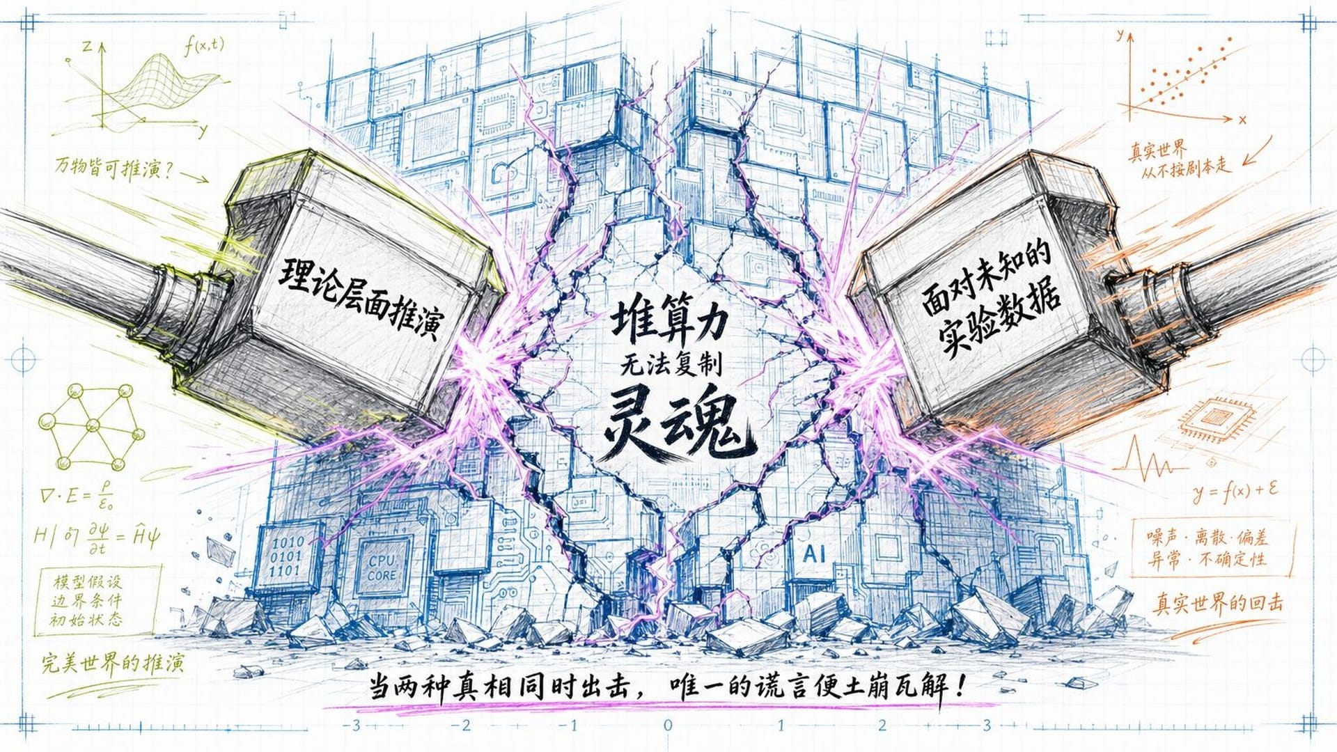 两把锤子：理论与实验，砸向同一面墙