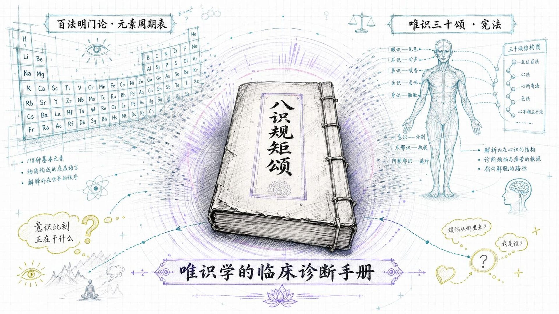 八识规矩颂与唯识学体系