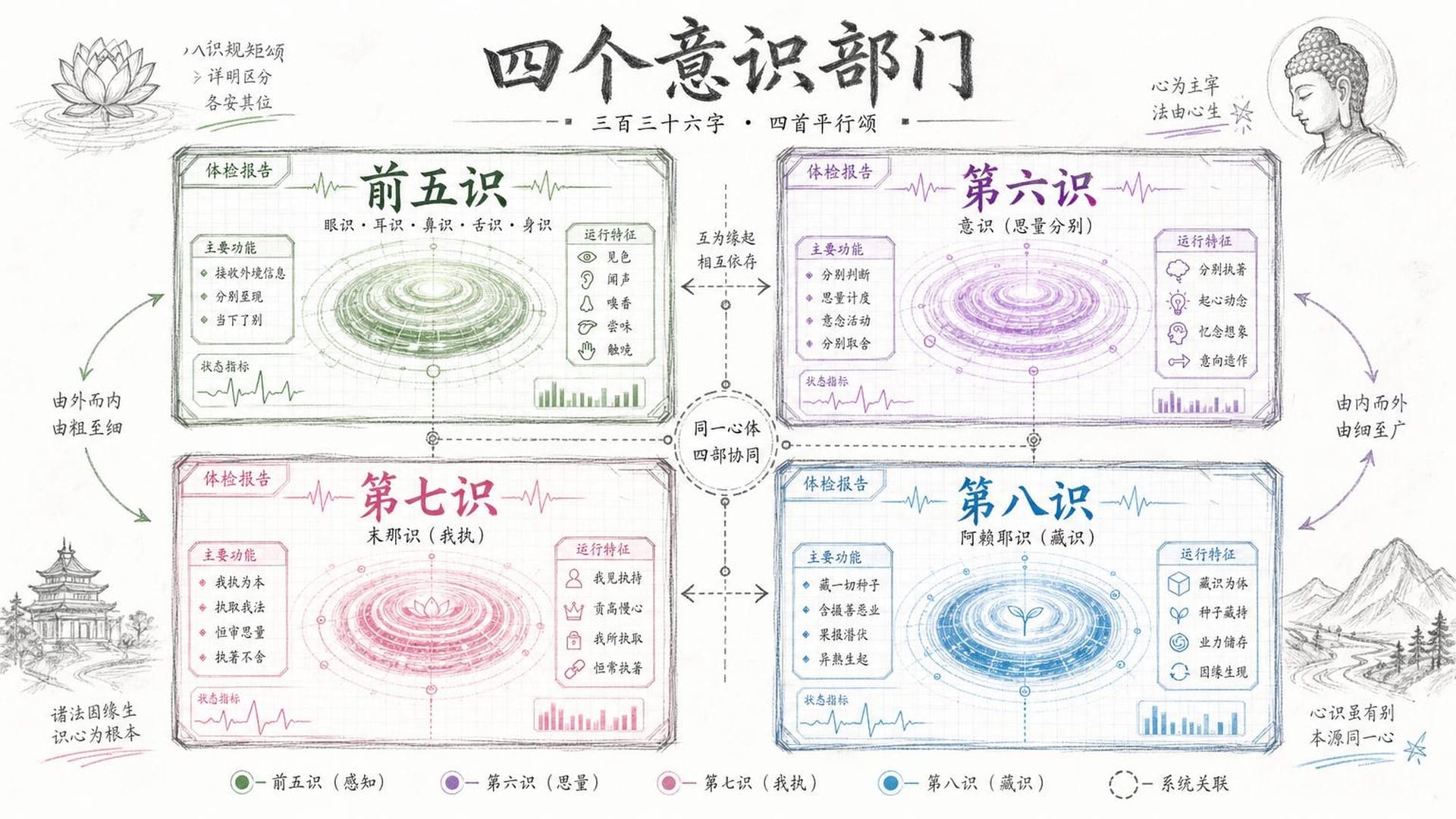 四份格式统一的意识体检报告