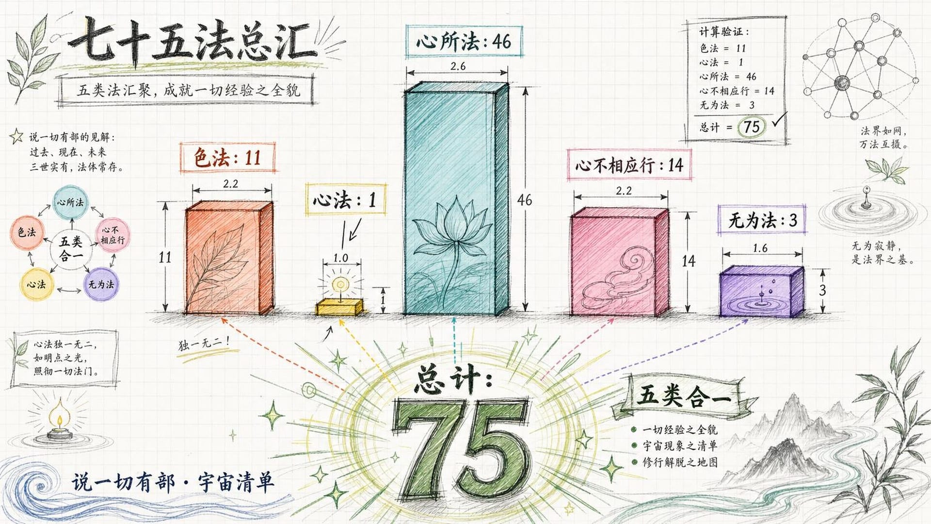 七十五法的宇宙清单汇总