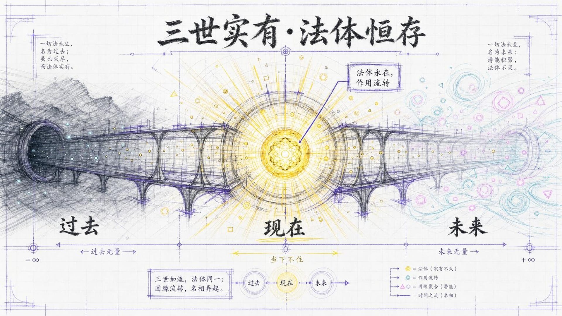 三世实有：法穿越三个时态始终存在