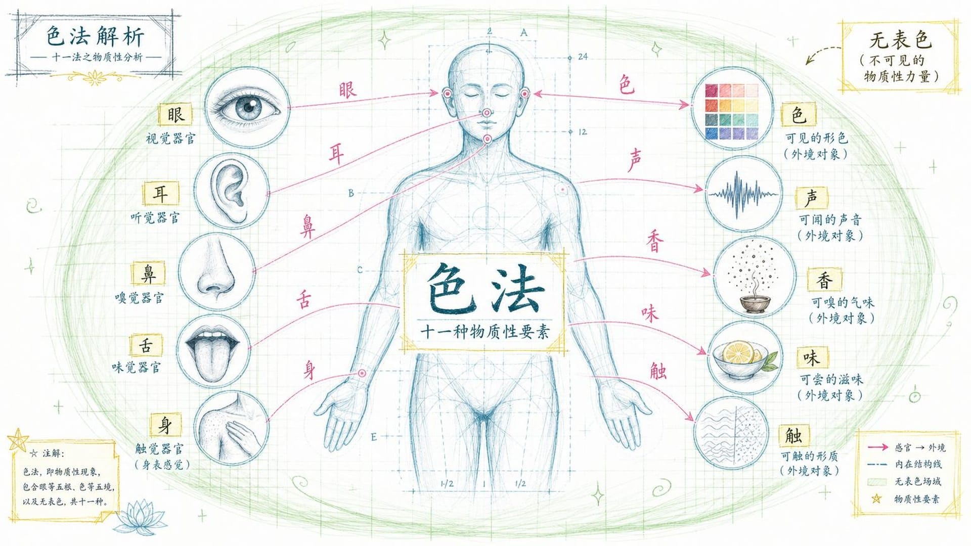 色法：五官与外境的连接系统