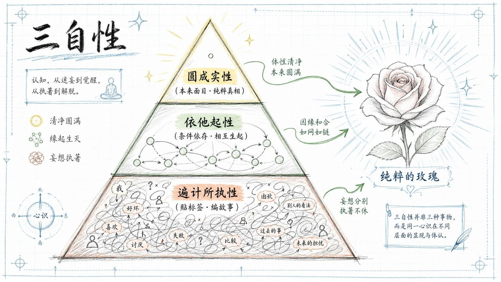 唯识学三自性概念图解