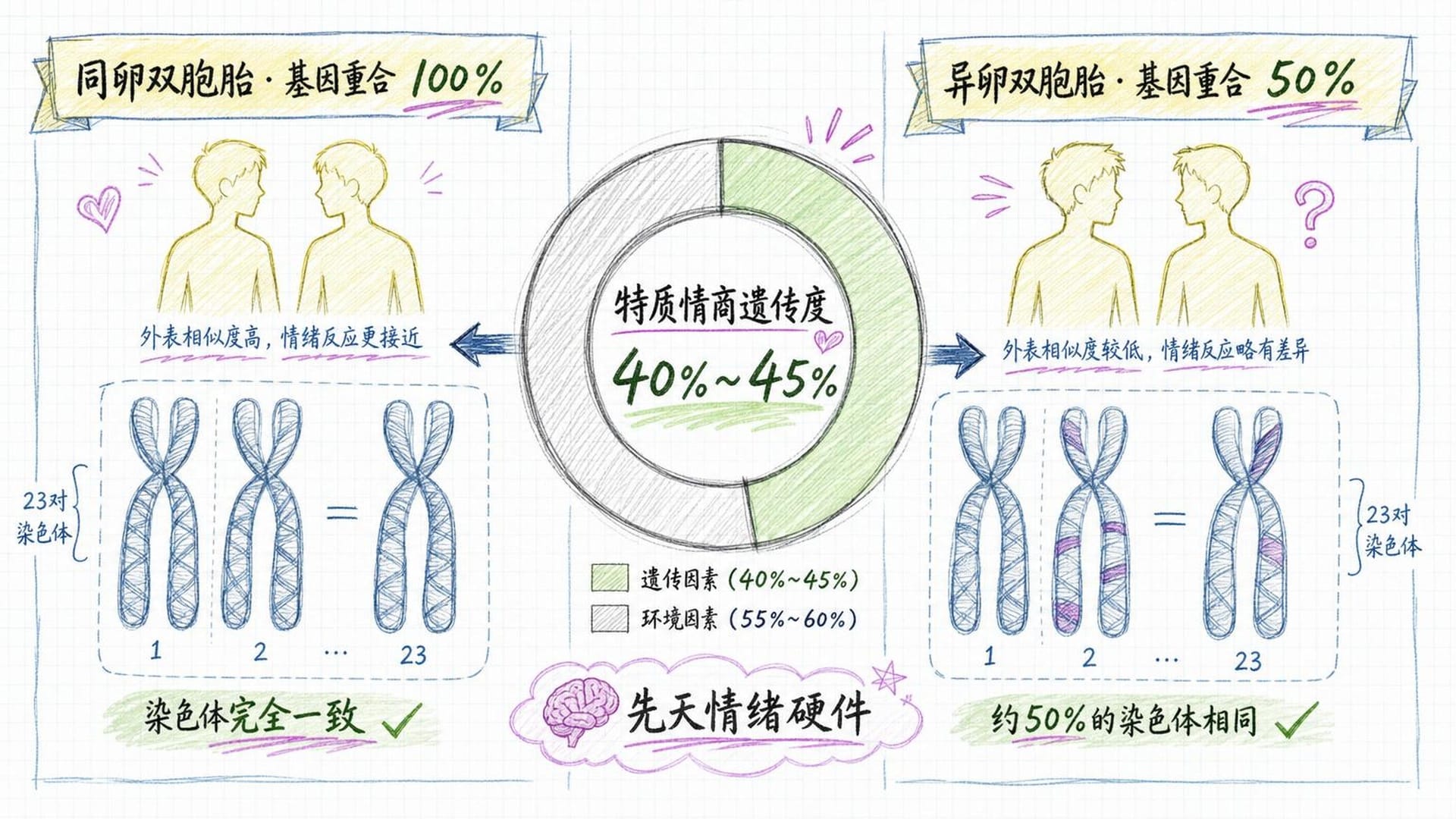 双胞胎研究与遗传度