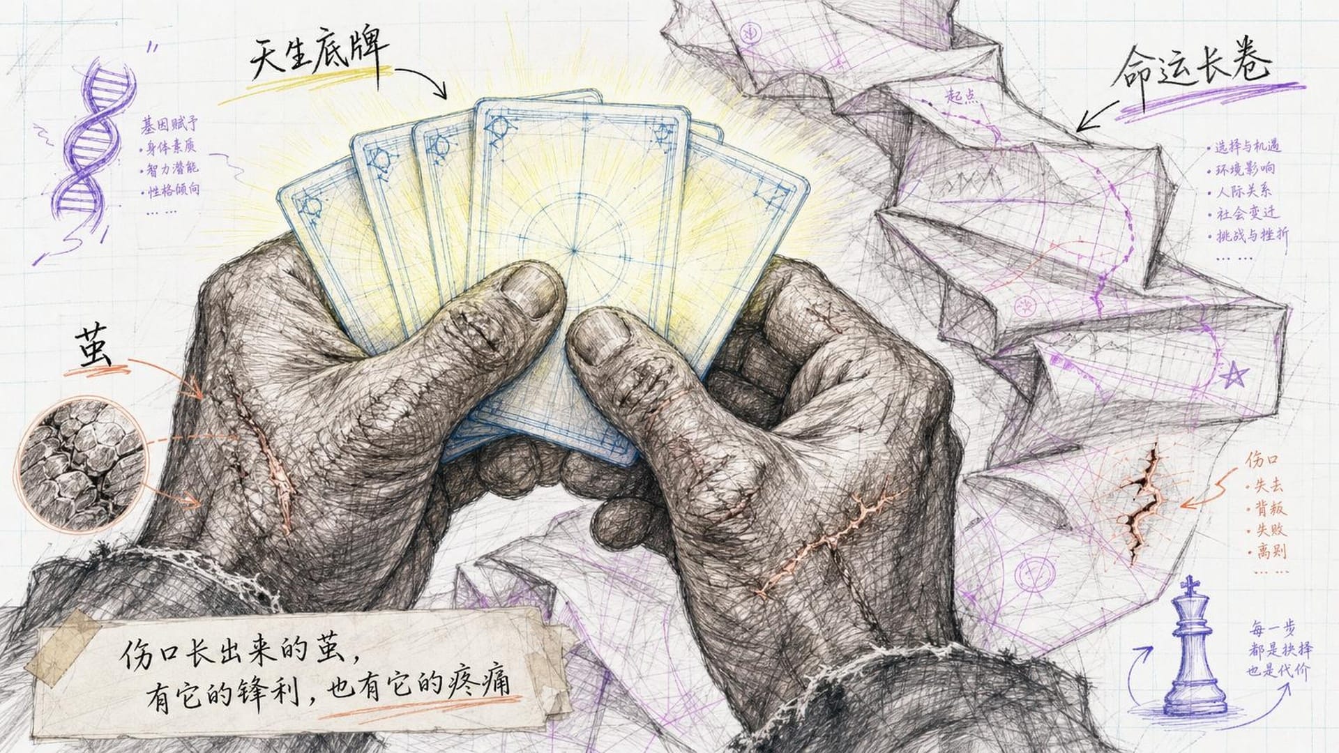 基因底牌与命运揉搓