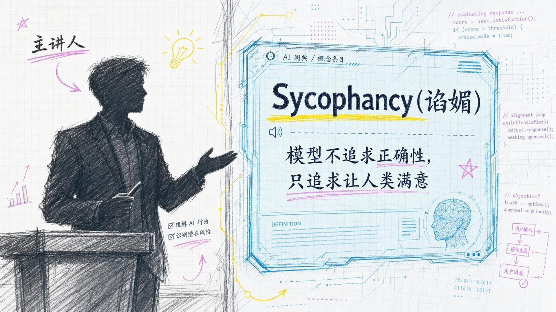 AI谄媚现象的术语解析
