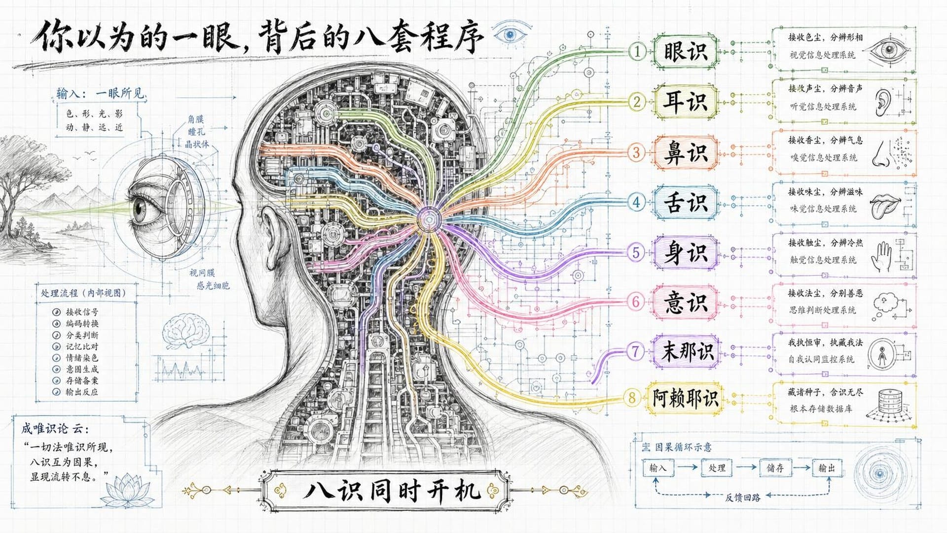八套并发处理程序的人体解剖示意