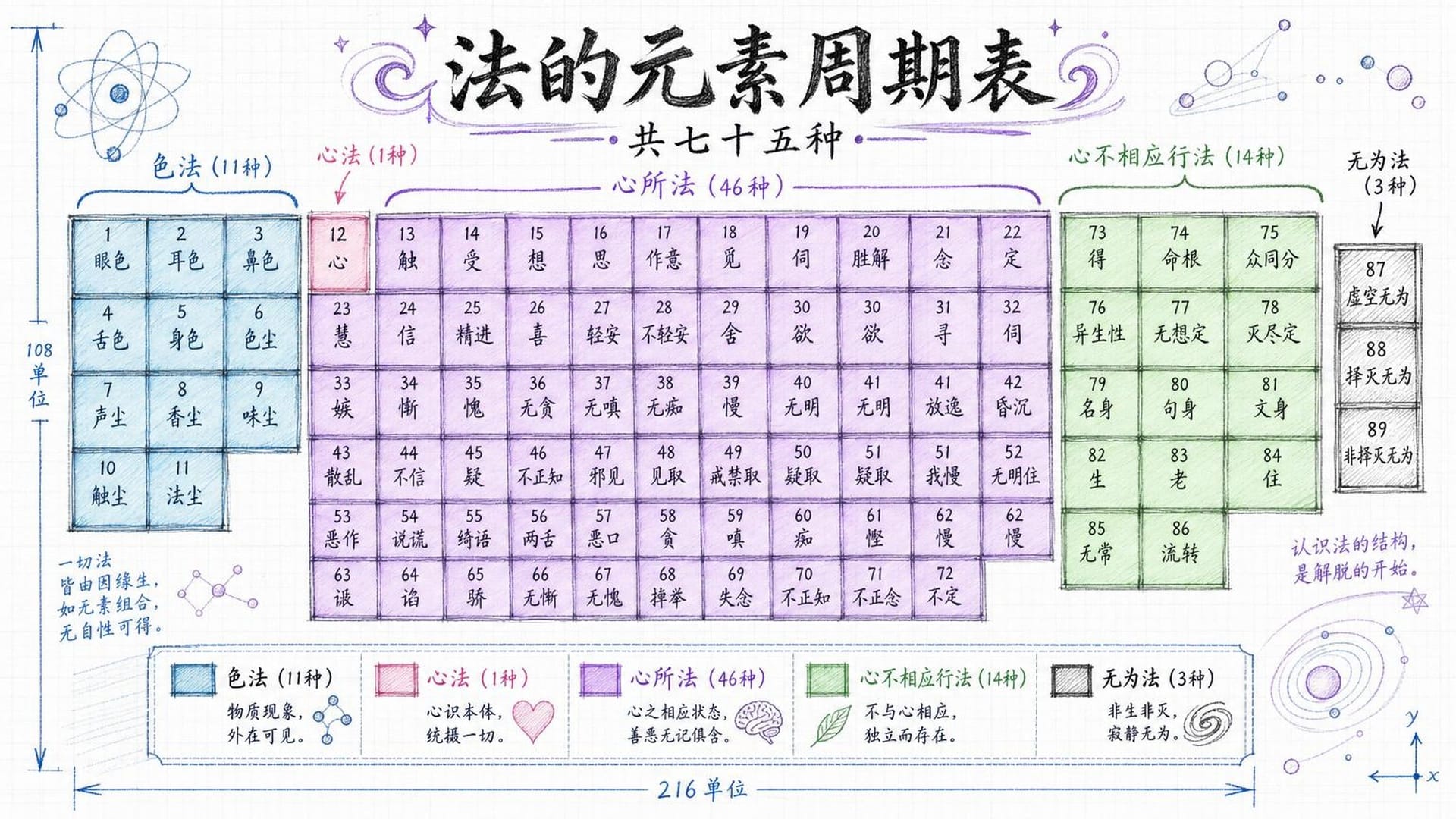法的元素周期表