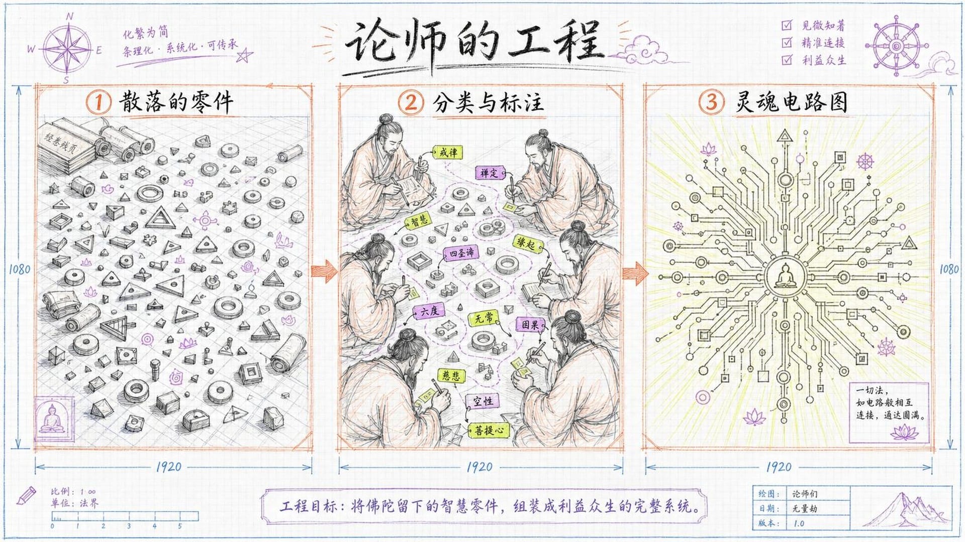 论师整理体系