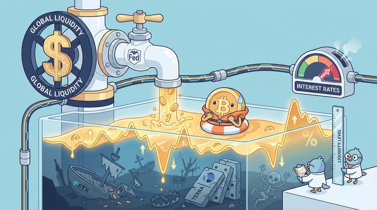 比特币历史性崩盘与宏观经济周期的深度关联分析报告：从流动性幻觉到货币政策的终极博弈