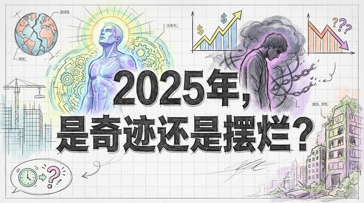 2025年，经济奇迹or集体“摆烂”？AI时代的认知冲突！