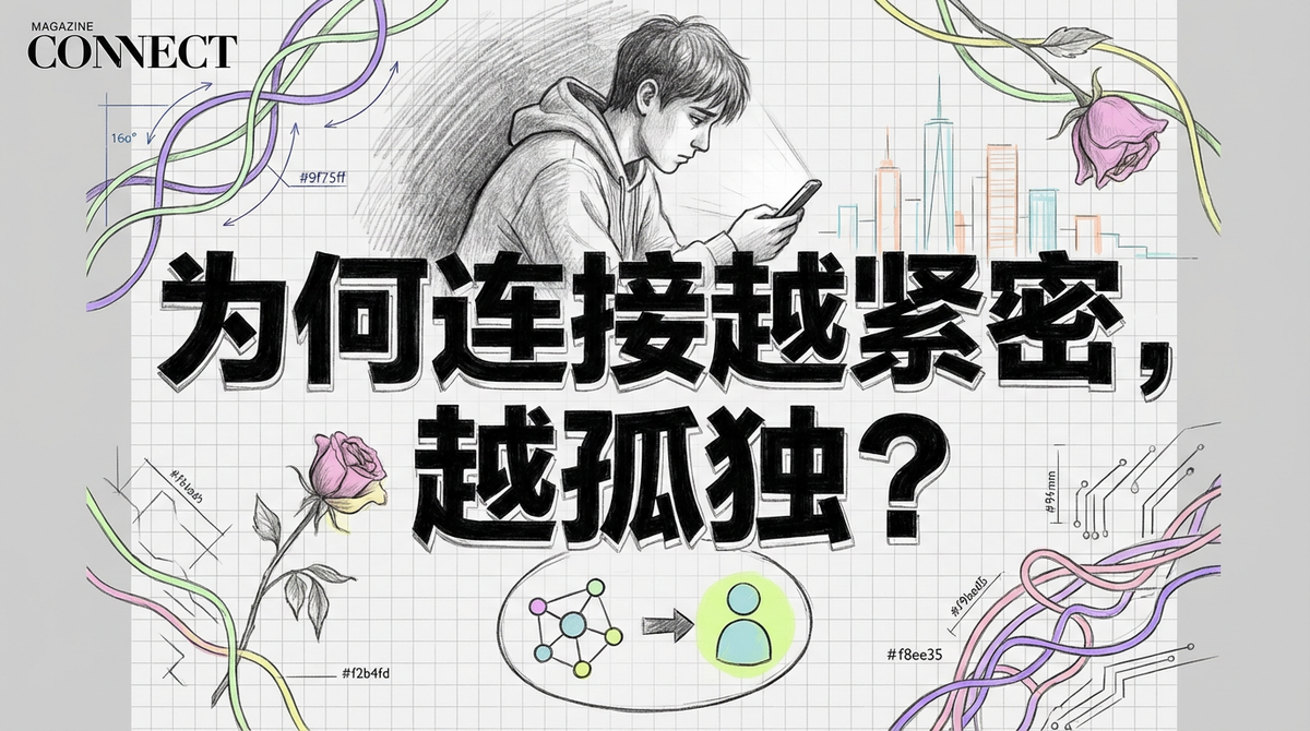 我们连接得更紧密，为何却前所未有的孤独？大数据揭示的残酷真相