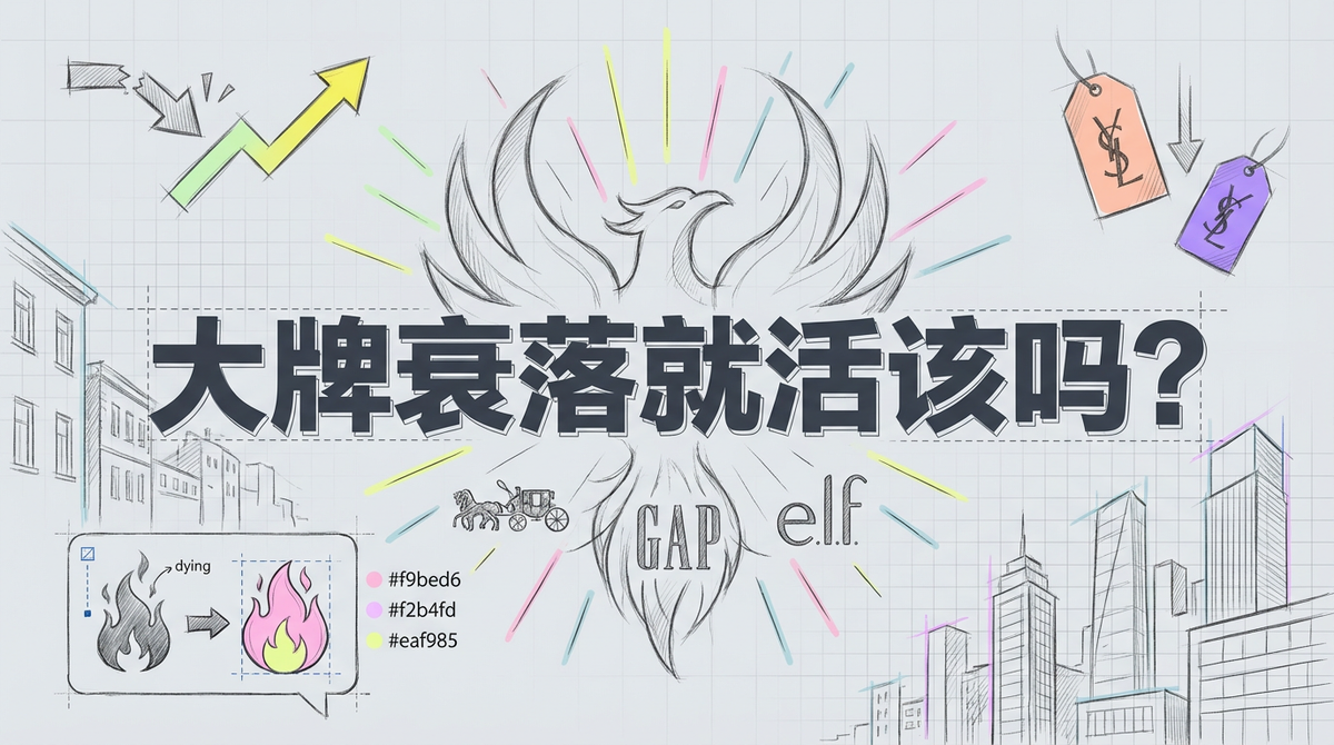 大牌衰落就是活该吗？Coach、Gap和e.l.f. Beauty的绝地大反击！