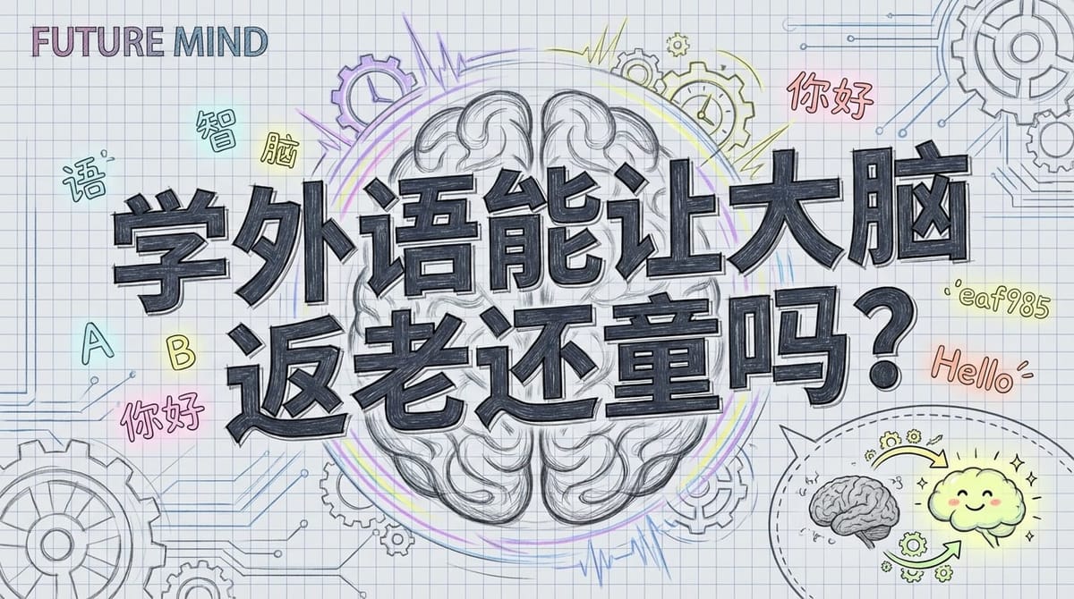 外语学习：大脑的“不老泉”？科学证据揭示多语能力如何延缓衰老！