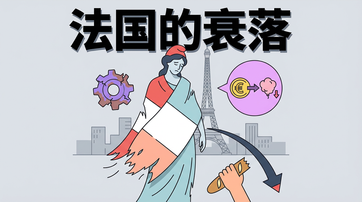 法国的“明信片”危机：高税收、低增长与深陷债务泥潭的“法兰西深渊”