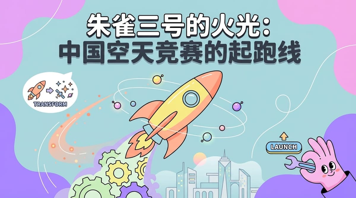 朱雀三号的“火光”：中国航天，为何要点燃激进式创新的未来？