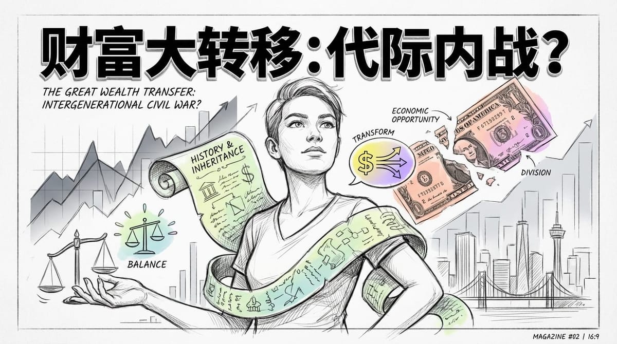 美国百兆财富大转移：一场你我都将被卷入的世代内战
