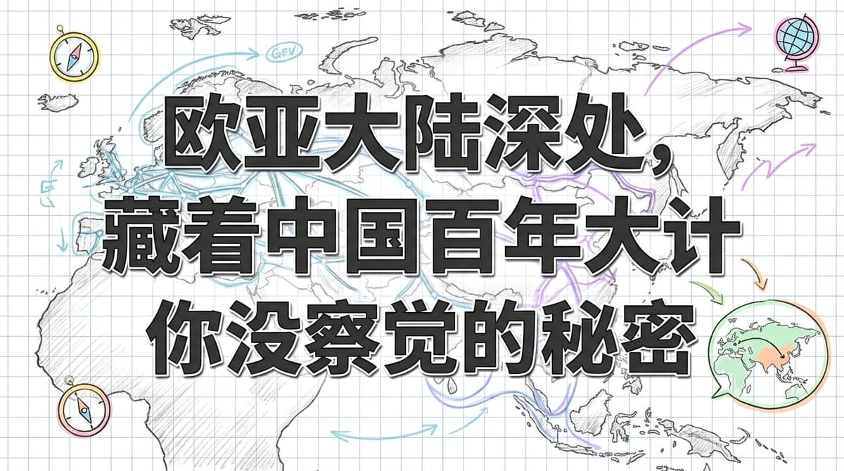 欧亚大陆的秘密武器：地理如何塑造中国百年大计与全球格局？