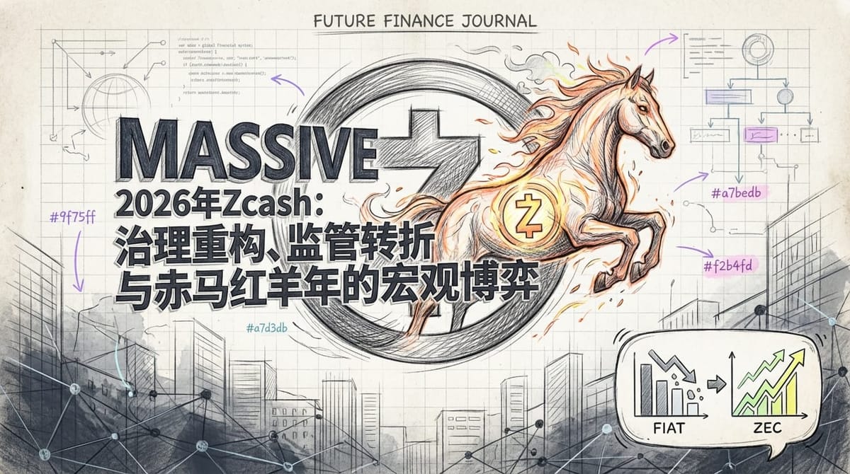 2026年Zcash：治理重构、监管转折与赤马红羊年的宏观博弈