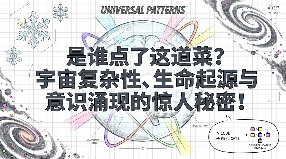 宇宙终极之问：生命、意识与复杂性，是谁点了这道菜？