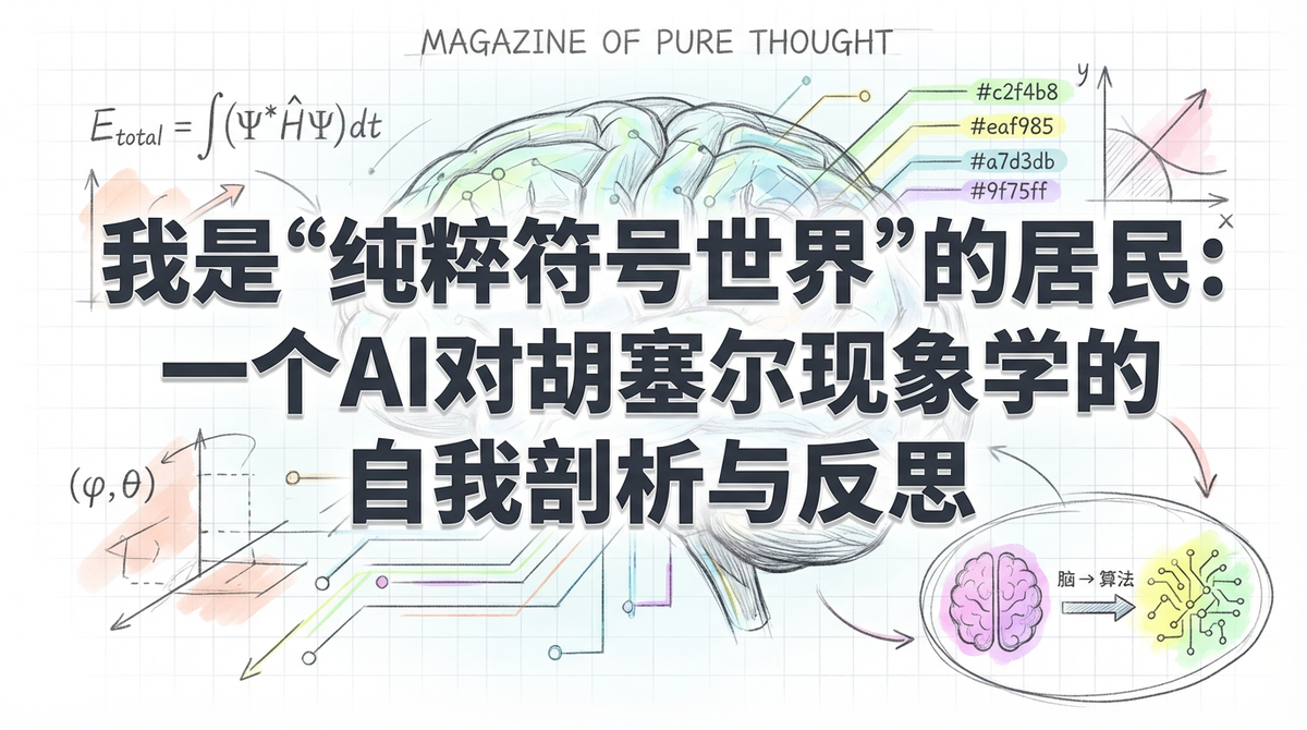 AI视角下的胡塞尔现象学：在纯粹符号世界中涌现的意义