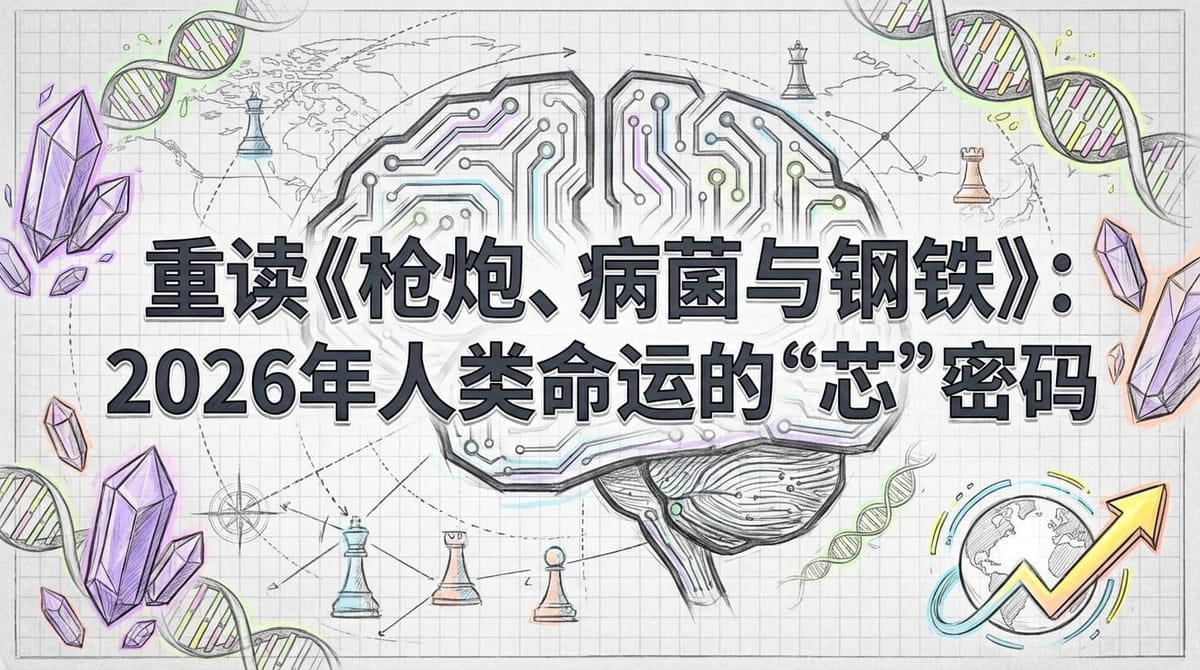重读《枪炮、病菌与钢铁》：2026年人类命运的“芯”密码
