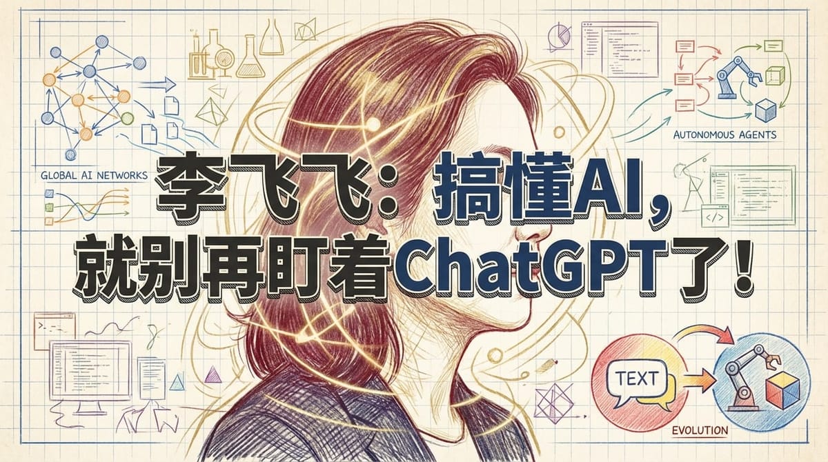 李飞飞：搞懂AI，就别再盯着ChatGPT了！读懂智能体AI与世界模型