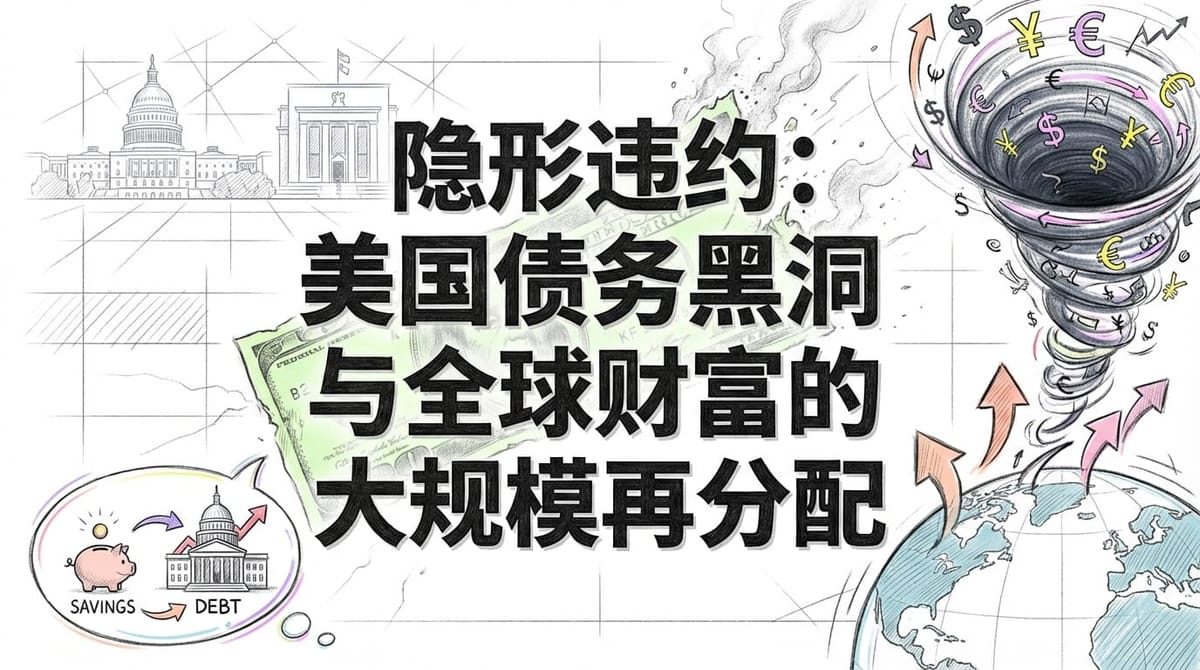 隐形违约：美国债务黑洞与全球财富大规模再分配的真相